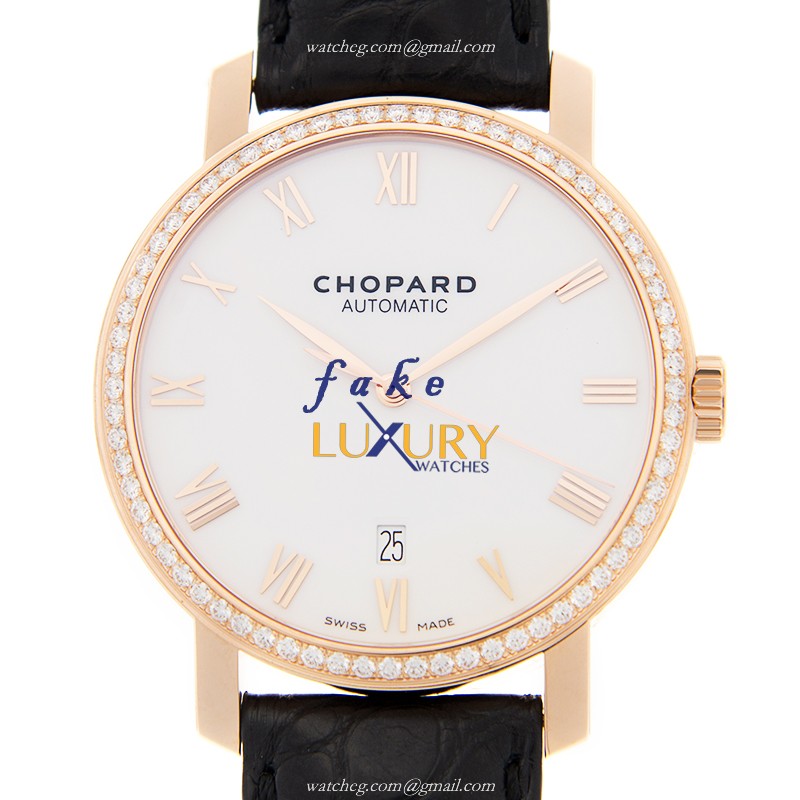 Chopard 171278-5004 CLASSIQUE Automatic 18kt Rose Gold & Diamonds Replica Watch, Automatic - Luxury Replica Watch