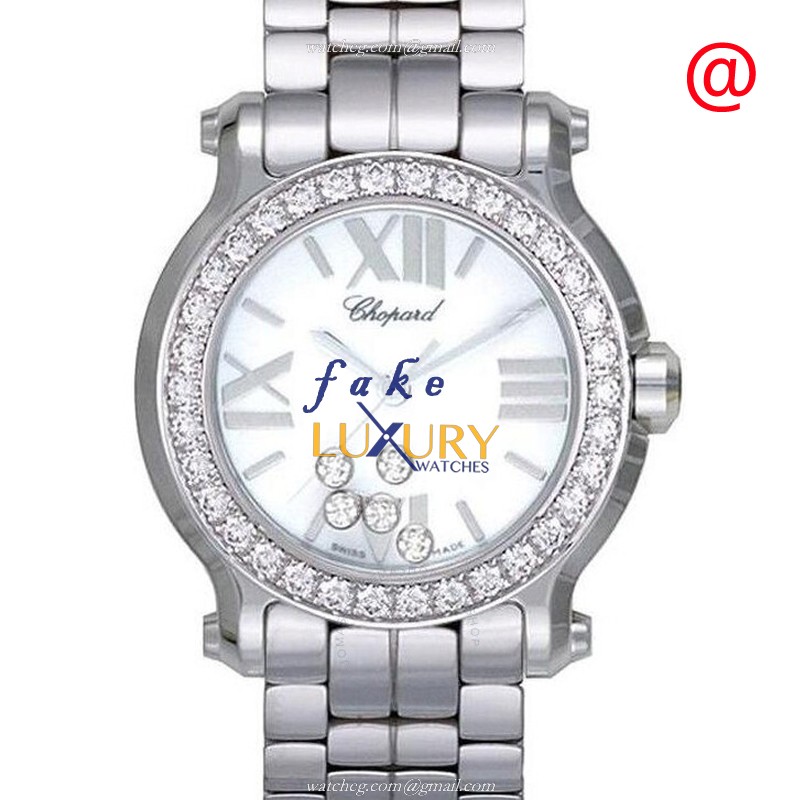 Chopard 278509-3008 Quartz Stainless Steel Replica Watch | White Dial Silver Strap | 1:1 Clone - Luxury Replica Watch