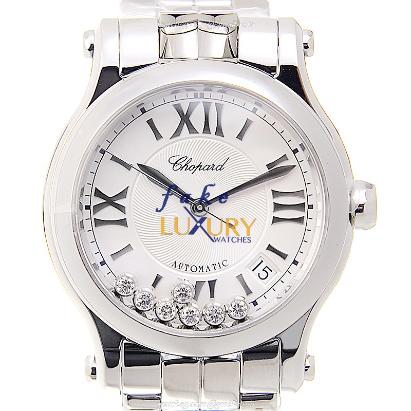 Chopard 278559-3002 HAPPY SPORT Swiss Auto Stainless Steel Dial Silver Case Replica Watch - Luxury Replica Watch