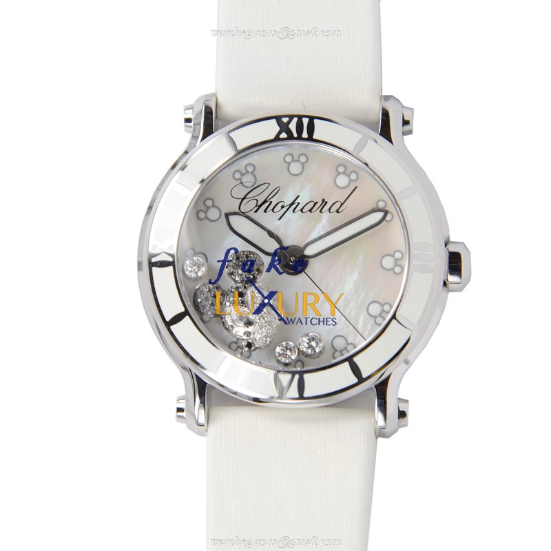 Chopard 288524-3004 Replica Watch, Quartz Movement, White Dial, Leather Strap - Luxury Replica Watch