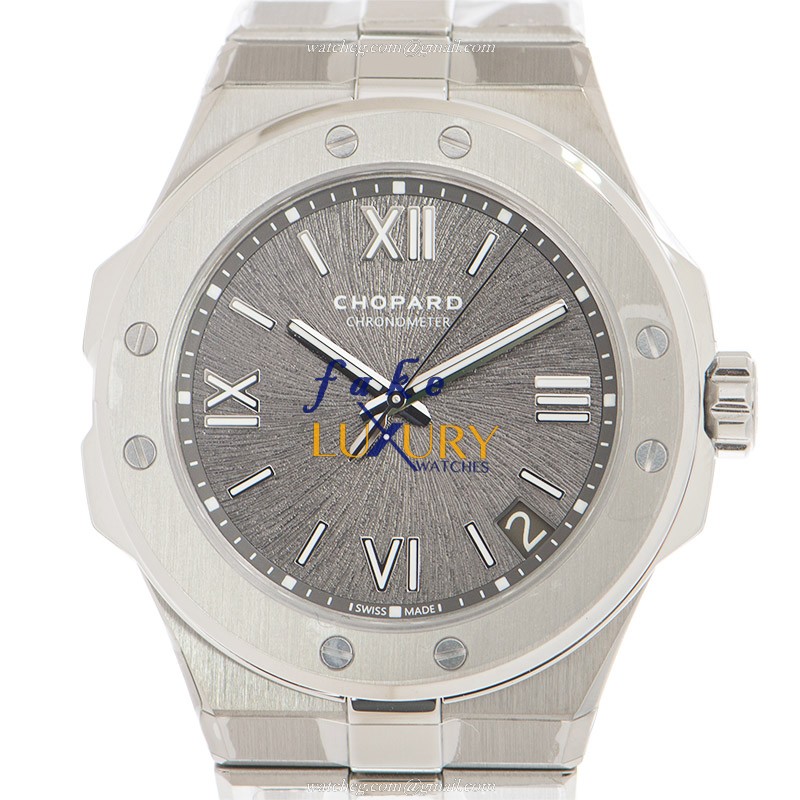 Chopard 298600-3002 Alpine Eagle Replica Watch, Gray Dial, Steel Case, Automatic Movement - Luxury Replica Watch