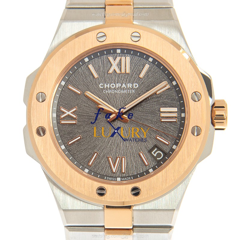 Chopard Alpine Eagle Automatic 18kt Rose Gold Replica Watch - Model 298600-6001 - Luxury Replica Watch