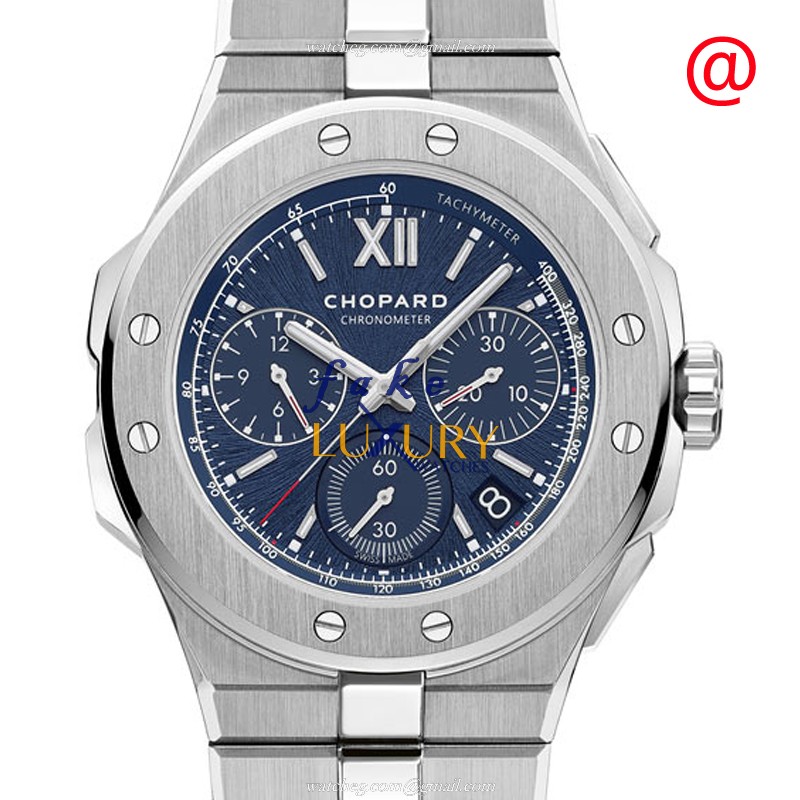 Chopard 298609-3001 ALPINE EAGLE Automatic Stainless Steel Replica Watch - Blue Dial - Folding - Luxury Replica Watch