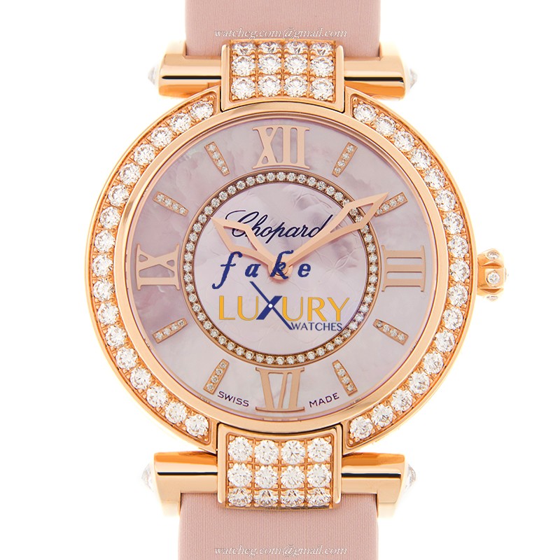 Chopard 384242-5006 IMPERIALE Automatic 18kt Rose Gold & Diamonds - Replica Watch - Pink Mother of - Luxury Replica Watch