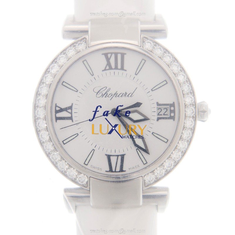 - 388531-3008 CHOPARD IMPERIALE Automatic Replica Watch - Stainless Steel & Diamonds - White - Luxury Replica Watch