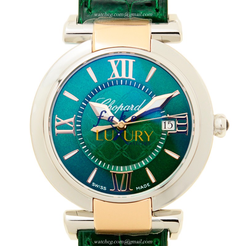 Chopard 388532-6006 IMPERIALE Quartz Replica Watch, Green Dial, Alligator Strap - Luxury Replica Watch