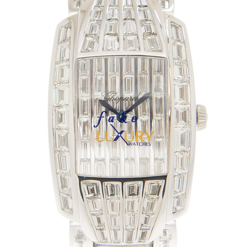 Chopard 419404-1109 WOMEN JEWELRY Automatic 18kt White Gold & Diamond - Replica Watch - 25.9mm Case - Luxury Replica Watch