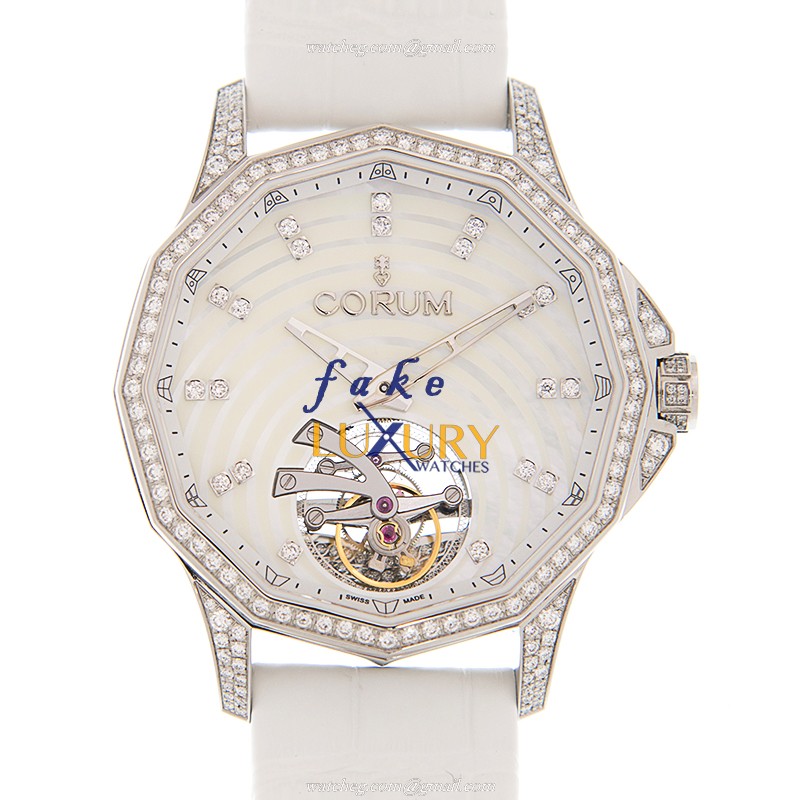 Corum Admirals Cup 029.102.47/0F09 PN11 Automatic White Dial Stainless Steel Replica Watch - Luxury Replica Watch
