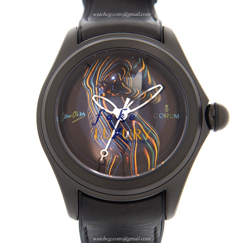 Corum 082.310.98/0061 DO02 BUBBLE - Replica Watch - Automatic - Stainless Steel Case - Black Rubber - Luxury Replica Watch