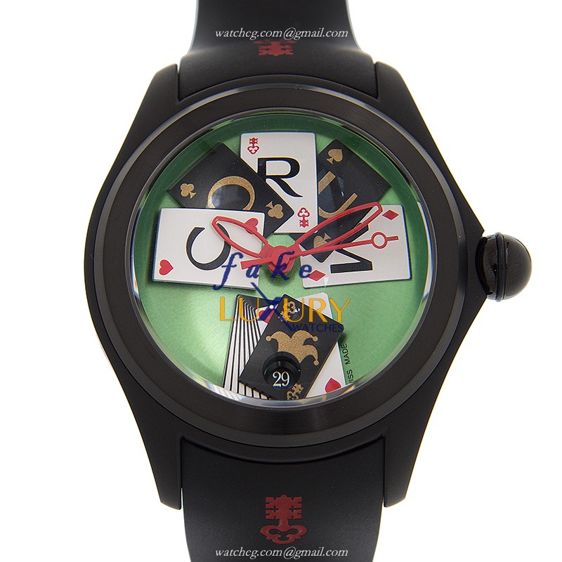 Corum 082.310.98/0371 GC02 Bubble Automatic Green Dial Stainless Steel Replica Watch - Luxury Replica Watch