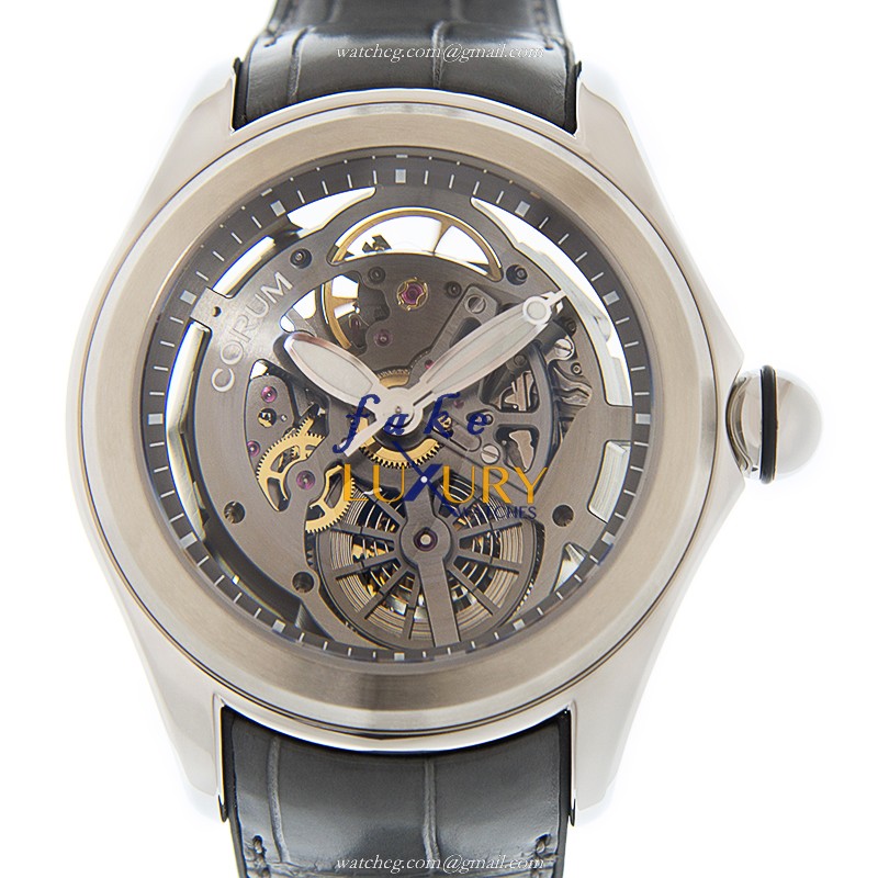 Corum Bubble 082.400.20/0019 SQ19 Automatic Silver Dial Steel Replica Watch - Luxury Replica Watch