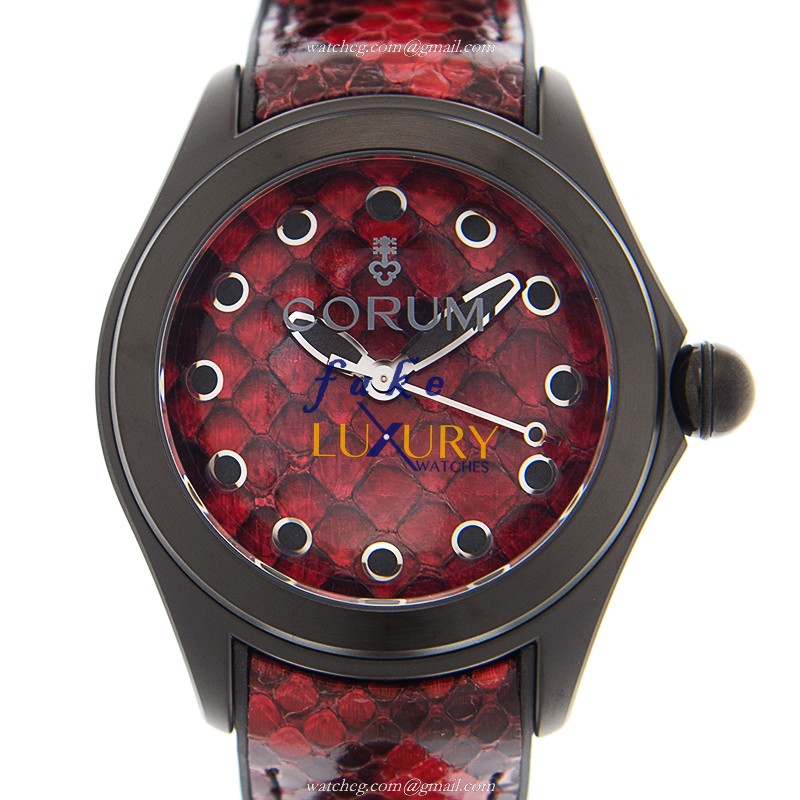 082.410.98/0335 PR01 - Corum Bubble Replica Watch - Automatic - Red Dial Steel - Luxury Replica Watch