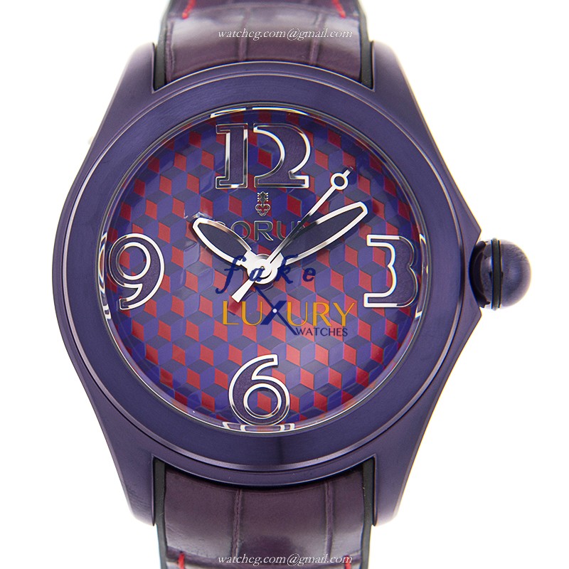 Corum 082.413.98/0210 VA02 Bubble Automatic Purple Dial Stainless Steel Replica Watch - Luxury Replica Watch