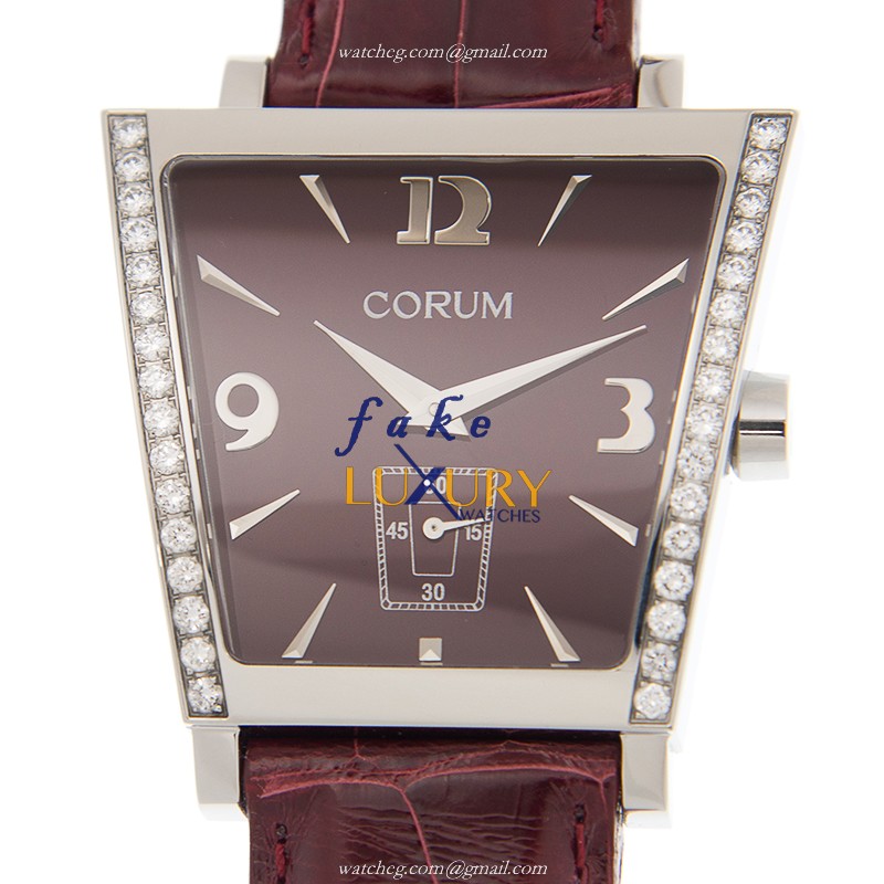 Corum 106.406.47/0012 DP51 | Quartz Stainless Steel Diamonds Red Dial | Replica Watch - Luxury Replica Watch