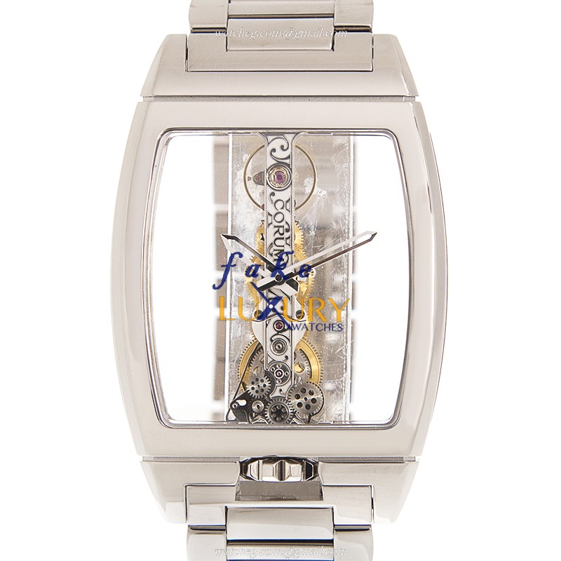 Corum 113.160.59/V100 0000 BRIDGE 18kt White Gold Manual Wind | 113.160.59/V100 0000 | Automatic - Luxury Replica Watch