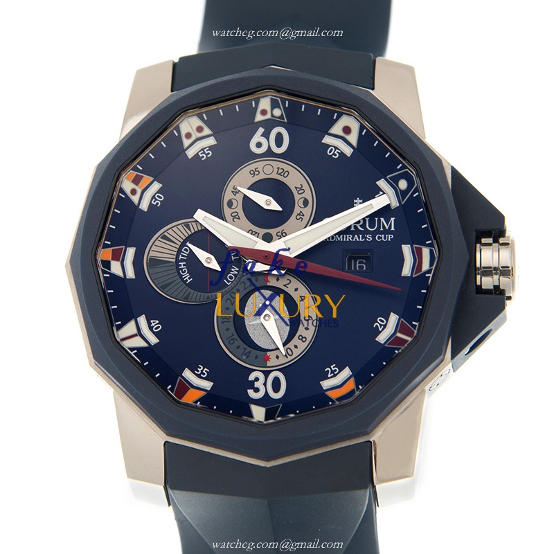 Corum Admiral's Cup Replica Watch 277.933.06/0373 AB22 Automatic Blue Dial Titanium - Luxury Replica Watch
