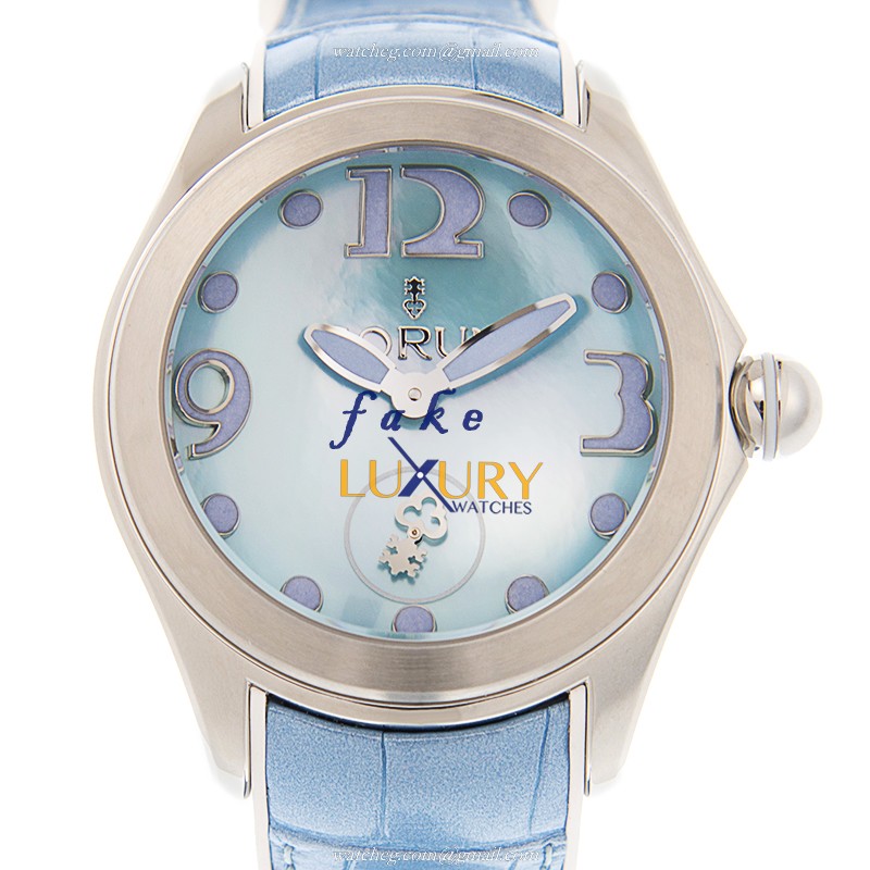 Corum 295.100.20/0011 PN05 Replica Watch, Automatic, Blue Mother of Pearl Dial, Steel Case - Luxury Replica Watch
