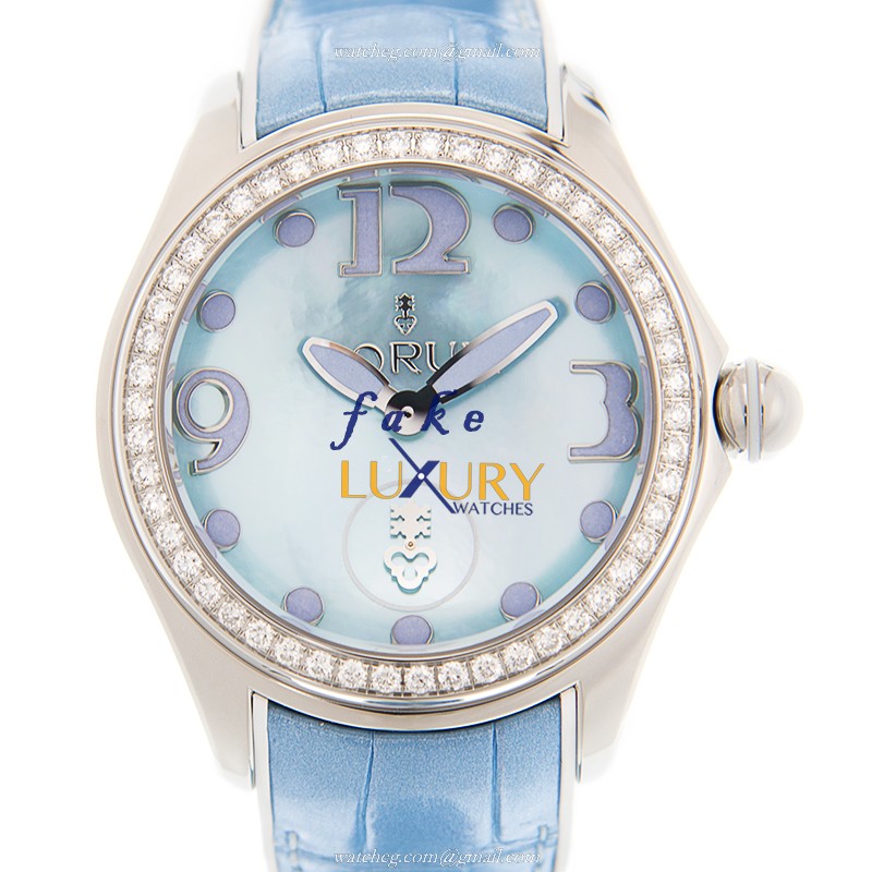 295.100.47/0011 PN05 - Corum BUBBLE Replica Watch Automatic Blue Dial Stainless Steel - Luxury Replica Watch