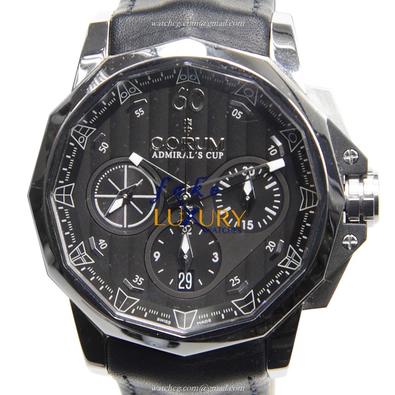 Corum 753.771.20-0F61 AN15 Admirals Cup Replica Watch Automatic Silver Dial Steel Case - Luxury Replica Watch
