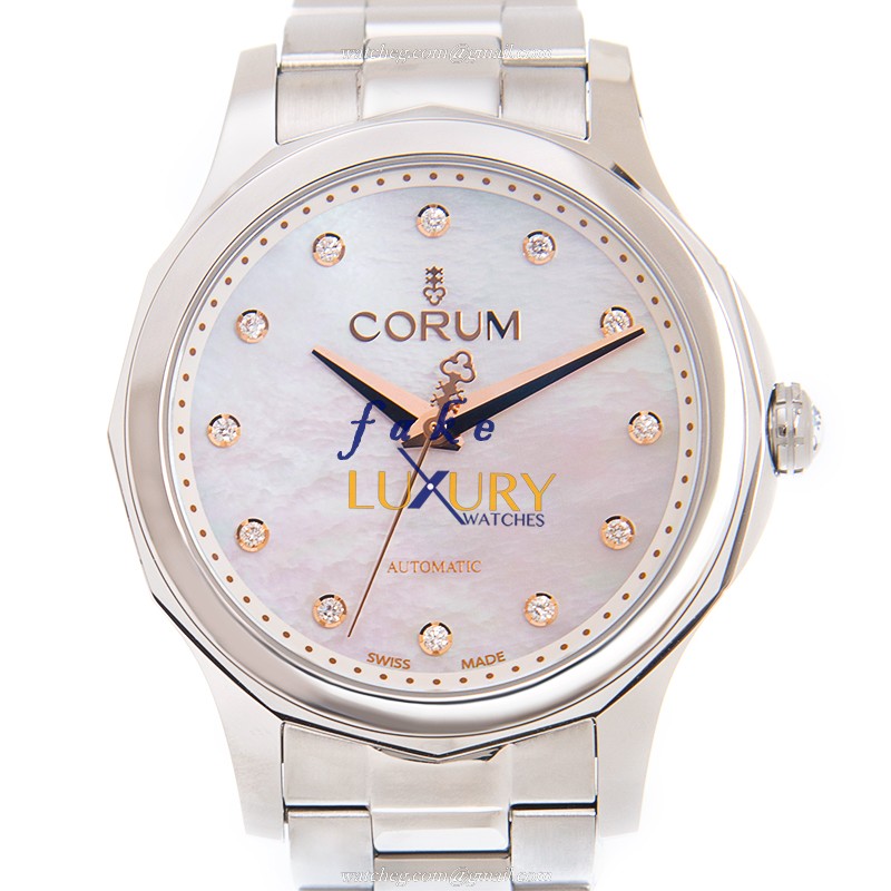 Corum A082/03556 Bubble Replica Watch Automatic White Dial Steel Case - Luxury Replica Watch