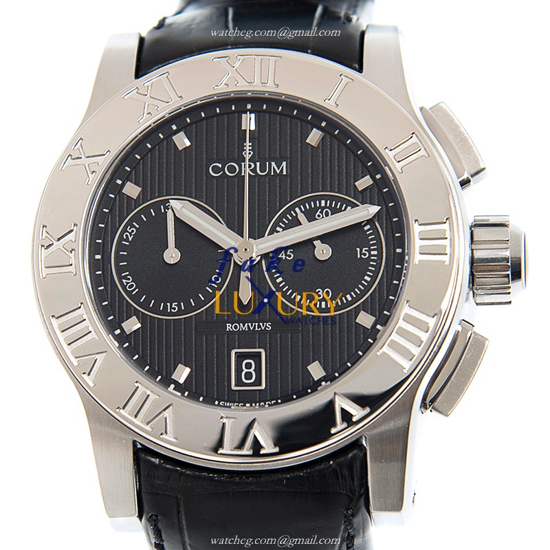 Corum Heritage R984/03549 Automatic Black Dial Steel Replica Watch - Luxury Replica Watch
