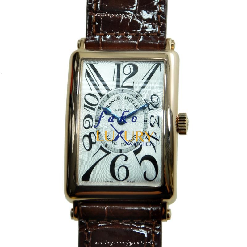 Franck Muller 1000 SC 5N Long Island - Replica Watch - Automatic - 18kt Rose Gold - Silver Dial