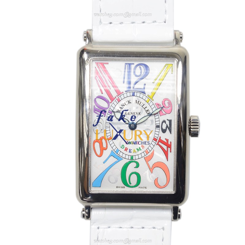 Franck Muller 1000SCCOLDROG LONG ISLAND Auto 18kt White Gold Replica Watch - Luxury Replica Watch