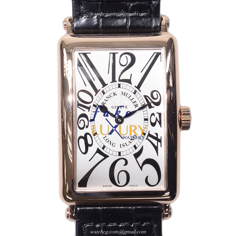 Franck Muller 1002 QZ 5N LONG ISLAND Quartz 18kt Rose Gold - Replica Watch - 15202ST.OO.1240ST.01 - Luxury Replica Watch