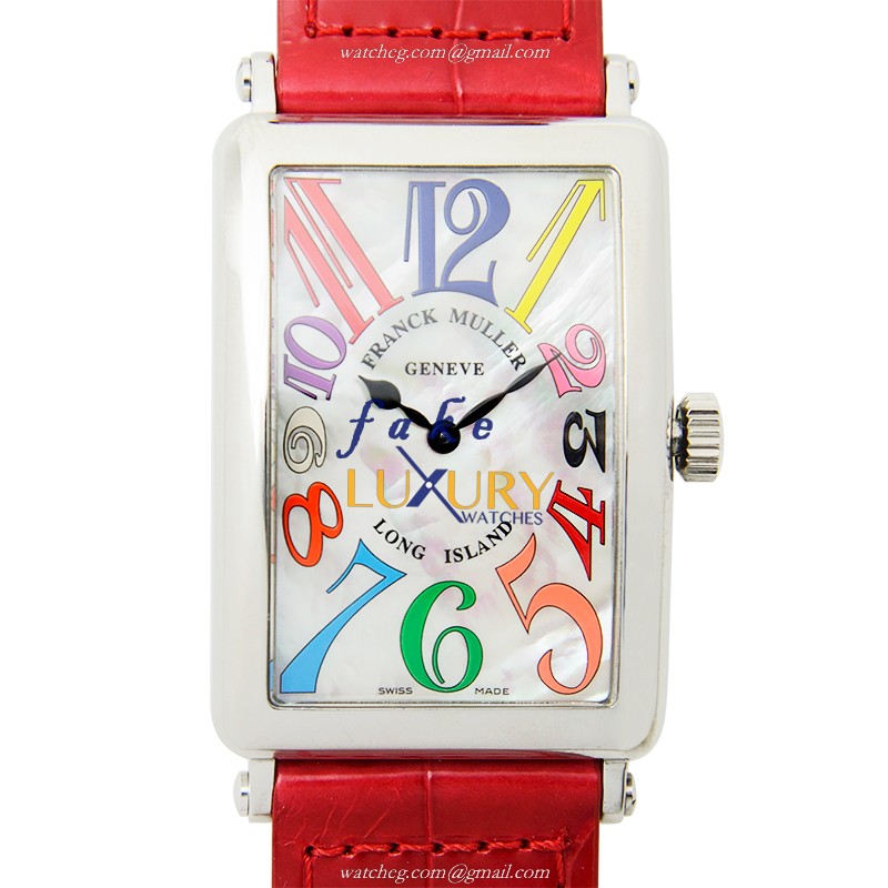 Franck Muller 1002 QZ COL DRM MOP AC Long Island Quartz Steel Silver Dial Replica Watch