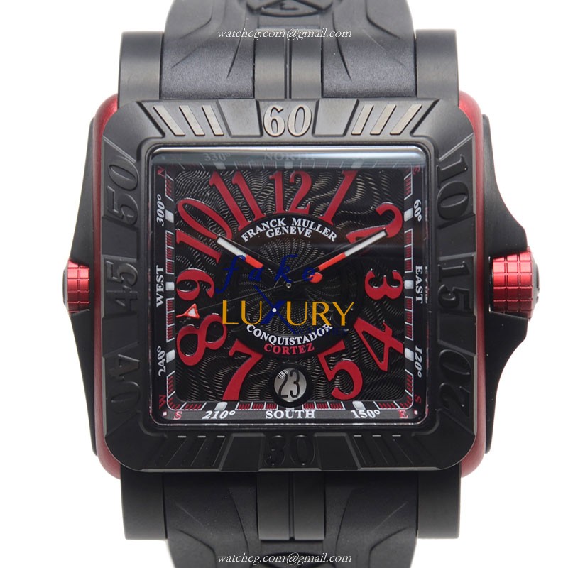 Franck Muller 10800 SC DT GPG TT Conquistador GPG Replica Watch, Automatic, Black Dial, Titanium - Luxury Replica Watch