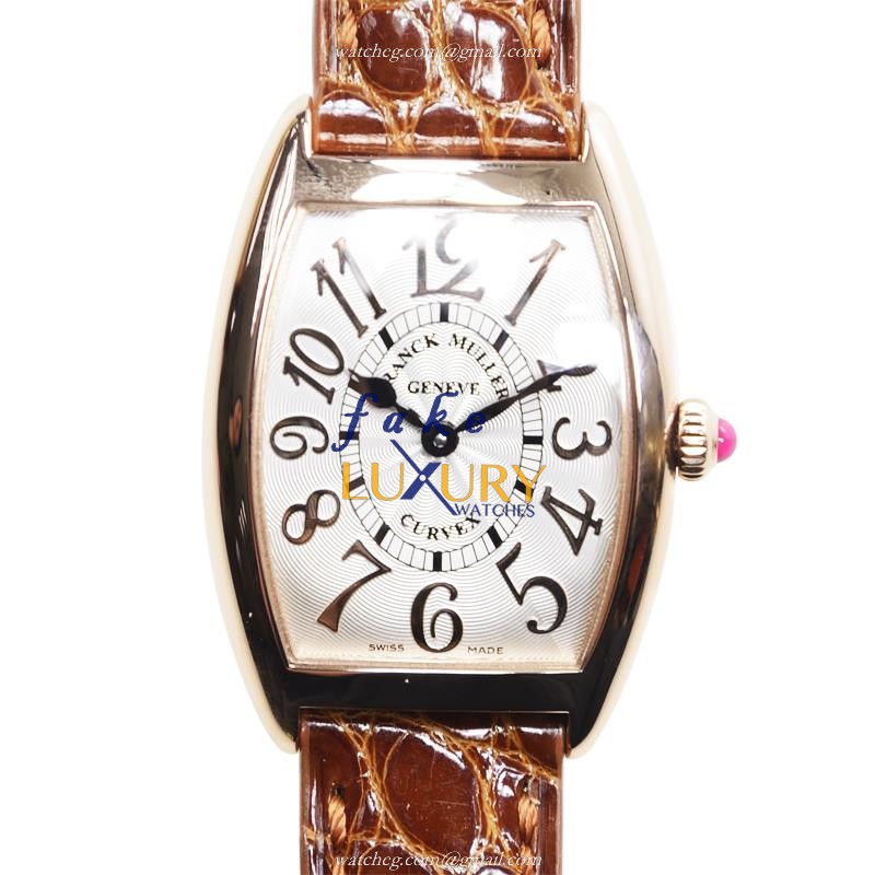Franck Muller 1752QZREL5N CHRONOMETRO Quartz 18kt Rose Gold Replica Watch, Automatic, White Dial - Luxury Replica Watch