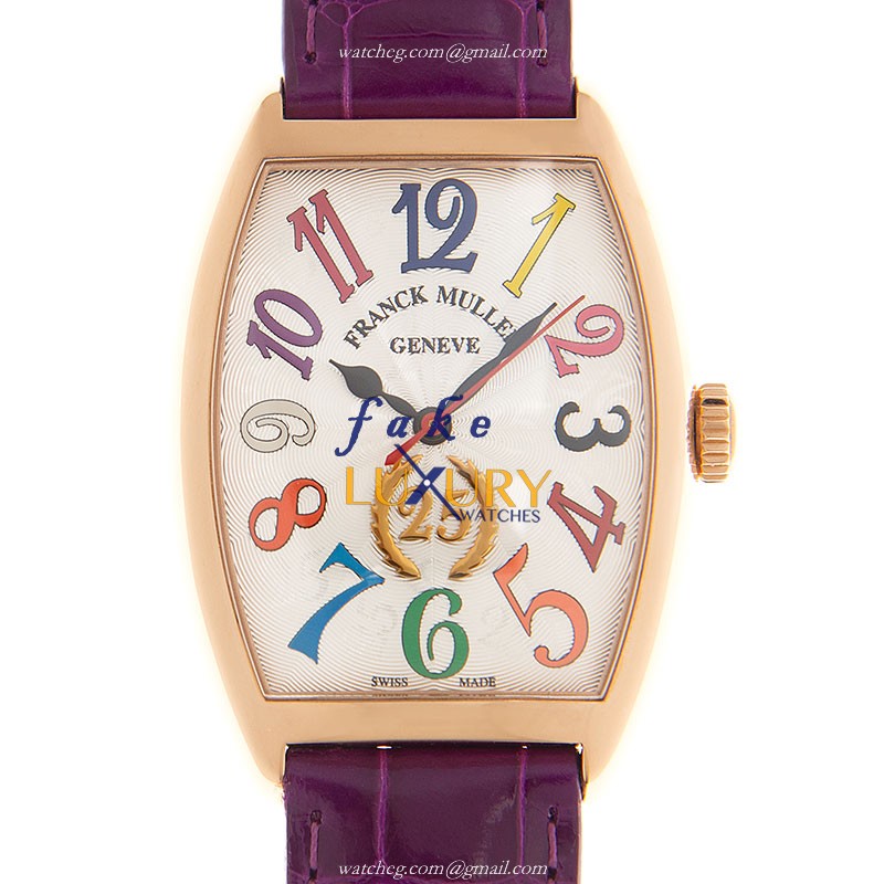 Franck Muller 2850 SC AT FO COL DRM 25TH LTD 5N Automatic Silver Dial Replica Watch - Luxury Replica Watch