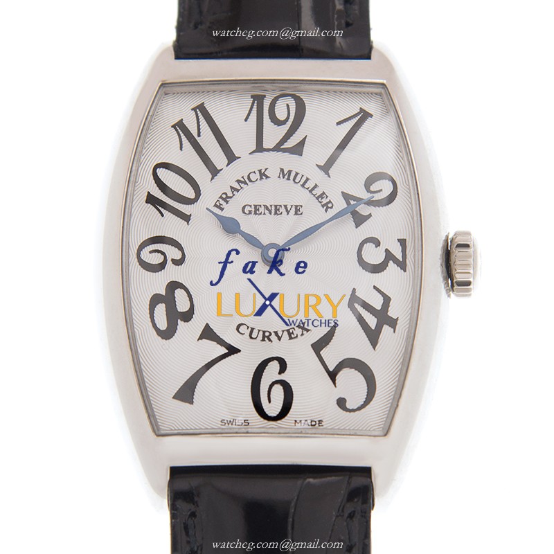 Franck Muller 2852BQZAC CURVEX Quartz Steel Replica Watch | 2852BQZAC | Automatic | Silver Dial - Luxury Replica Watch