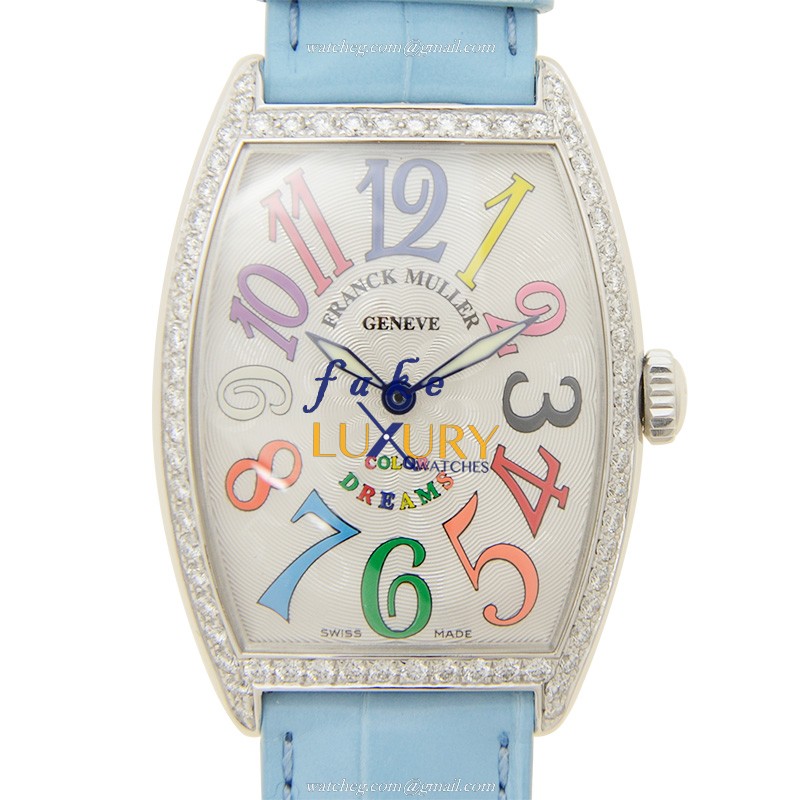 Franck Muller 2852 QZ COL DRM D 1R AC CINTREE CURVEX Quartz Silver Dial Steel Case Replica Watch - Luxury Replica Watch