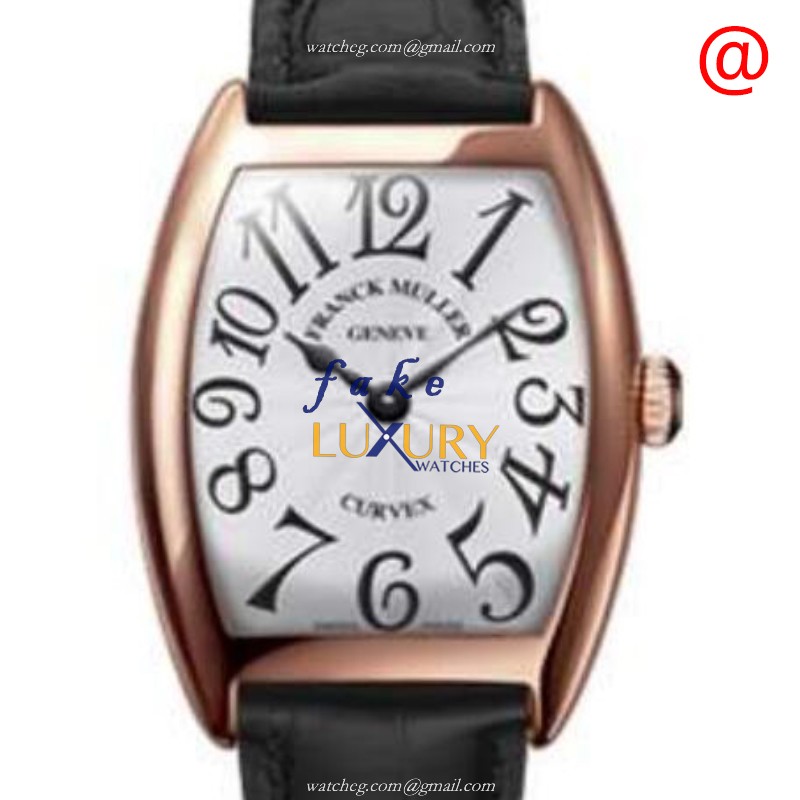 Franck Muller 2852 SC BL V5N CINTREE CURVEX Automatic 18kt Rose Gold Replica Watch - Swiss Clone - Luxury Replica Watch