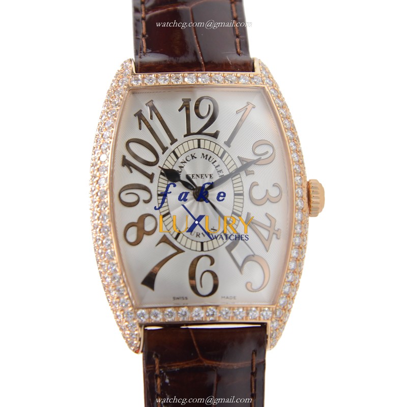 Franck Muller 2852 SC REL D 5N Master of Complication Automatic 18kt Rose Gold Silver Dial Replica
