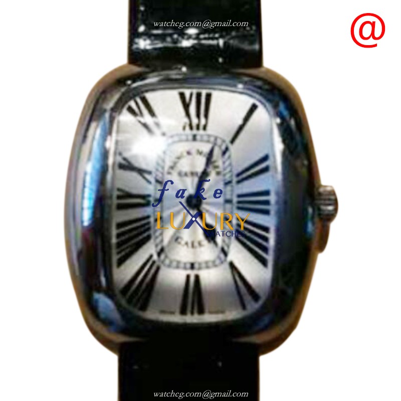 Franck Muller 3002 M QZ BLARBAC Galet Quartz Replica Watch, Silver Dial, Steel Case - Luxury Replica Watch