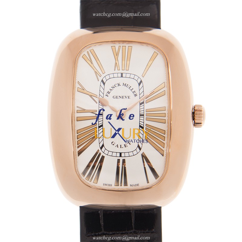 Franck Muller 3002 M QZ REL R 5N Ladies Quartz 18kt Rose Gold Replica Watch - Luxury Replica Watch