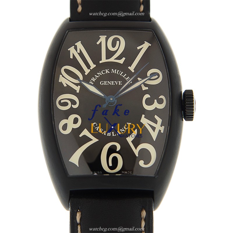 Franck Muller 5850 SC CASA NR AC Cintree Curvex Replica Watch, Automatic, Black Dial, Steel Case - Luxury Replica Watch