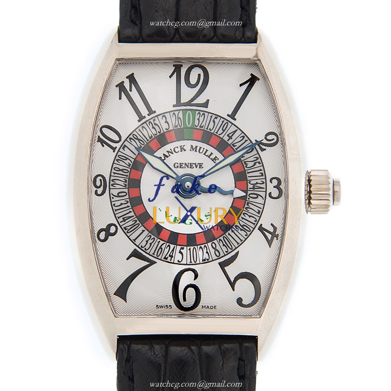Franck Muller 5850 VEGAS OG - CINTREE CURVEX - Automatic - 18kt White Gold - Replica Watch - 5850 - Luxury Replica Watch