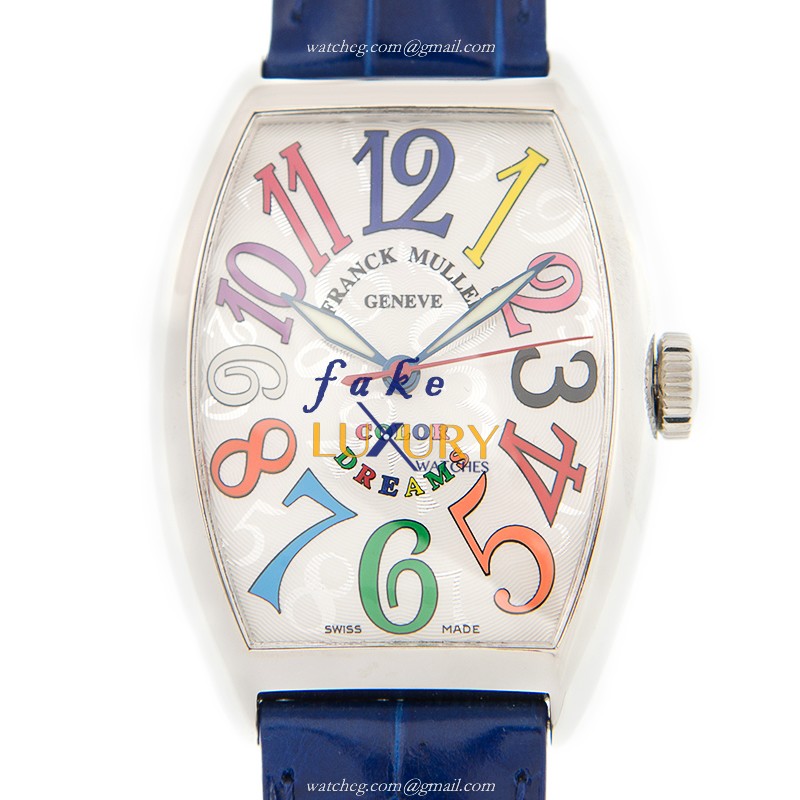 Franck Muller 5851 SC COL DRM AC | Blue Alligator Strap | Automatic | Steel | Replica Watch