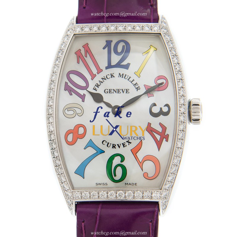 Franck Muller 5852 M QZ COL DRM MOP D 1R AC Cintree Curvex | 5852 M QZ COL DRM MOP D 1R AC - Luxury Replica Watch