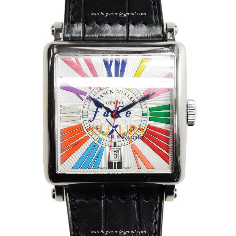 Franck Muller 6000 H SC DT COL DRM R AC Master Square Automatic Stainless Steel Replica Watch - Luxury Replica Watch