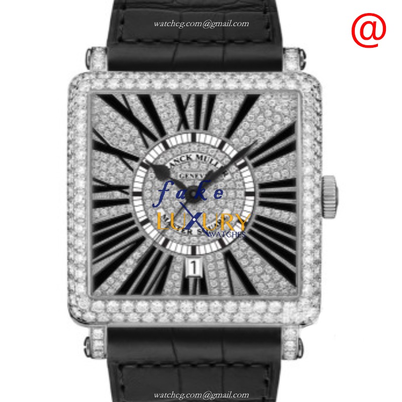 Franck Muller 6000 H SC DT D CDOG Master Square - Replica Watch - Automatic - 18kt White Gold &