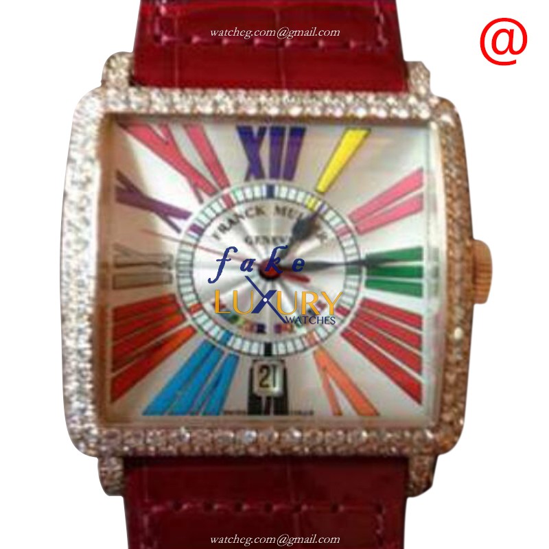 Franck Muller 6000 H SC DT D COL DR BL5N - Replica Watch - 6000HSCDTDCOLDRBL5N - Automatic - 18kt - Luxury Replica Watch