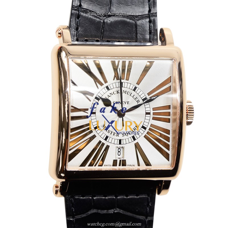Franck Muller 6000HSCDTRELR5N Automatic 18kt Rose Gold Master Square Replica Watch - Luxury Replica Watch