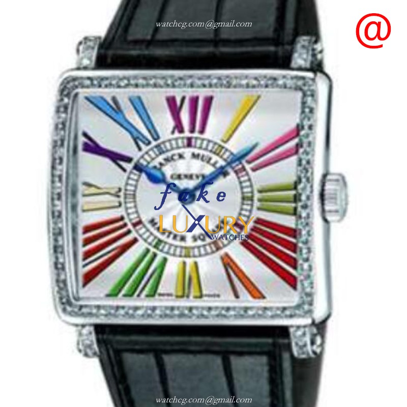 Franck Muller 6002 H QZ D 1R COL DR BLAC - Replica Watch - Master Square - Quartz - Stainless Steel - Luxury Replica Watch