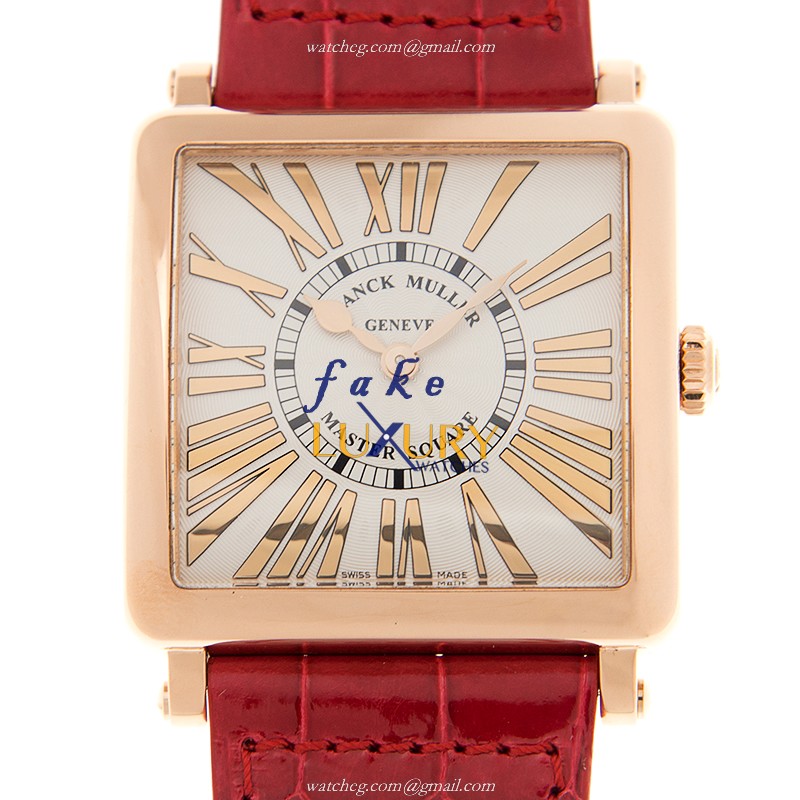 -6002MBQZRELR5N-FranckMuller-MasterSquare-Quartz-RoseGold-ReplicaWatch - Luxury Replica Watch
