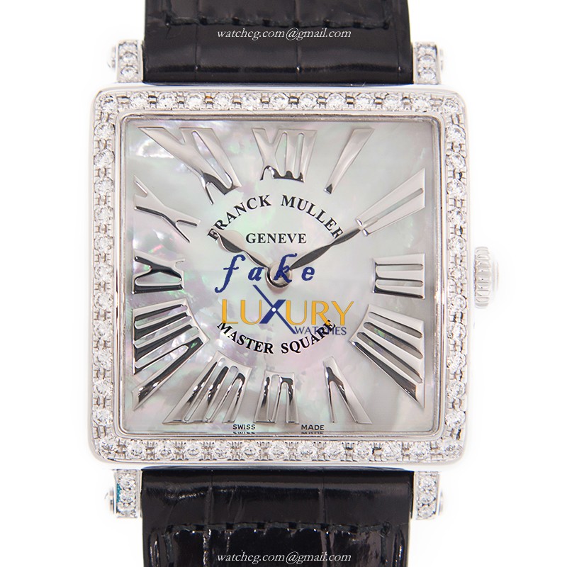 - Franck Muller 6002 MBQZRELROMOPD1R AC Replica Watch - Automatic - White Dial, Mother of Pearl - Luxury Replica Watch