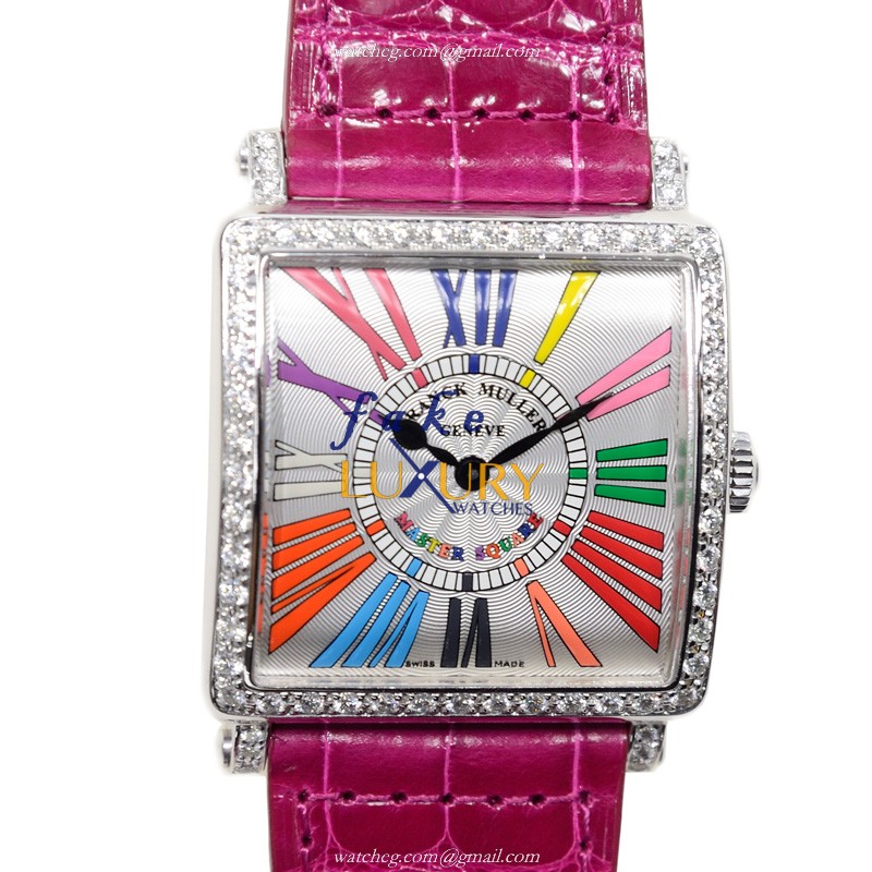 Franck Muller 6002 M QZ COL DRM R D 1R AC Quartz Stainless Steel Master Square Replica Watch - Luxury Replica Watch
